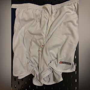 Men’s Brief Lined Shorts. Standard Fit 5”. NEW with Tags. White and Blue.